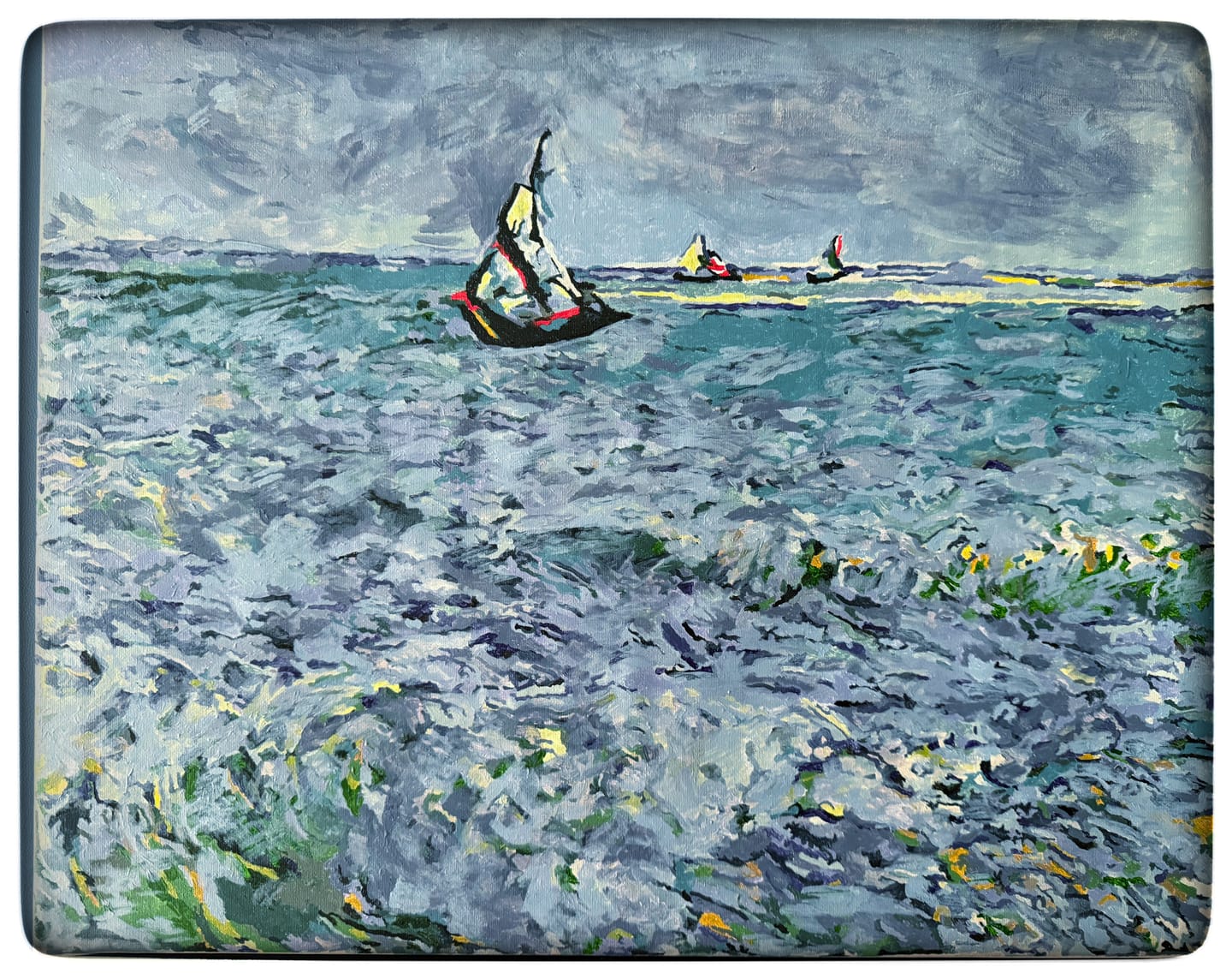 Customer photo review of The Sea at Les Saintes - Vincent Van Gogh