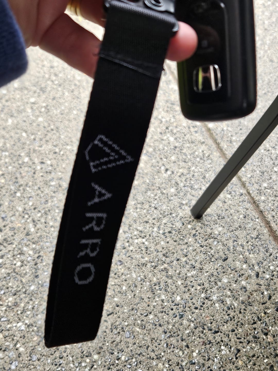 Customer photo review of Arro Keychain Wristlet