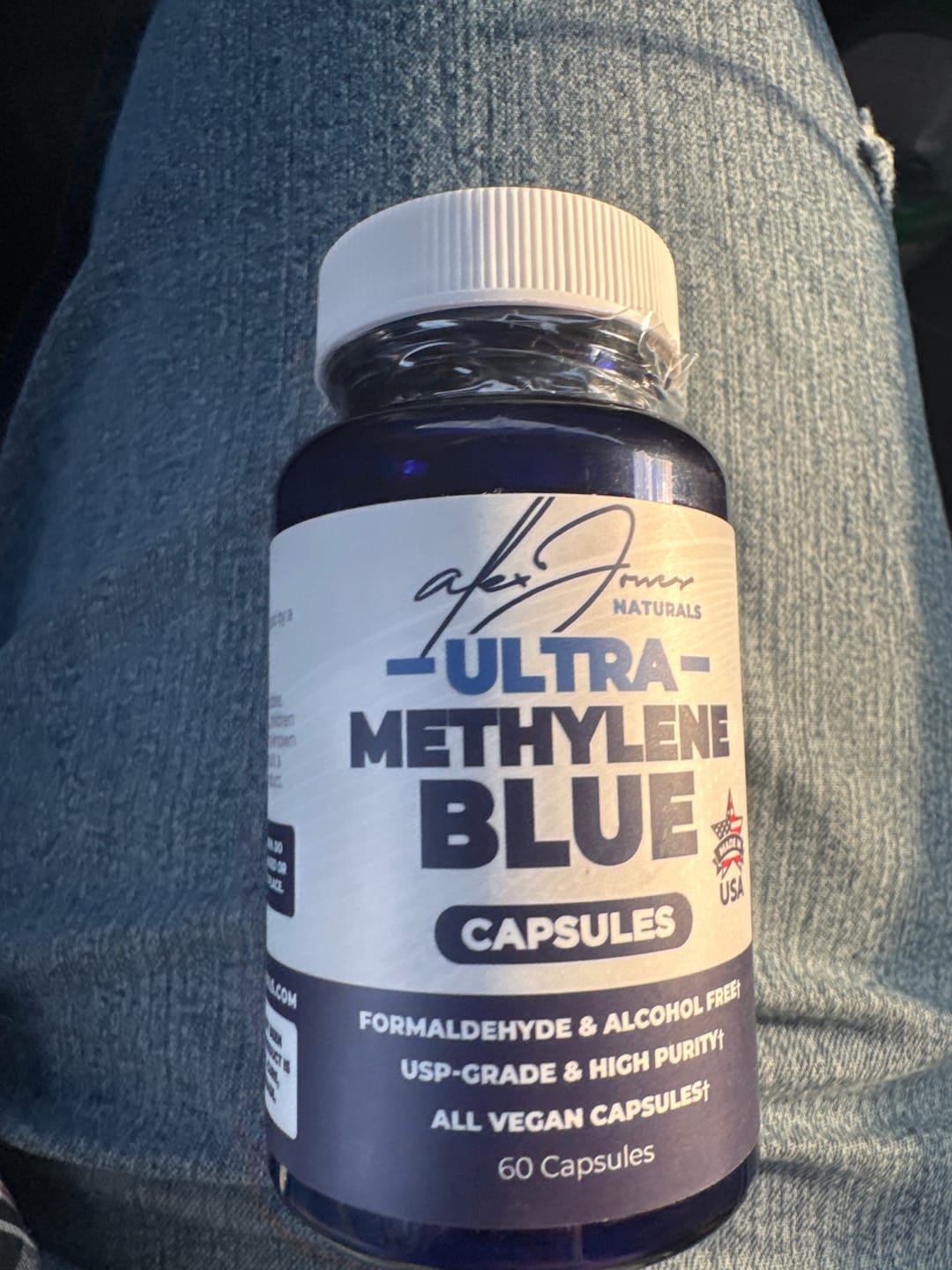 Customer photo review of Ultra Methylene Blue Capsules (60 Capsules) (30 Servings)