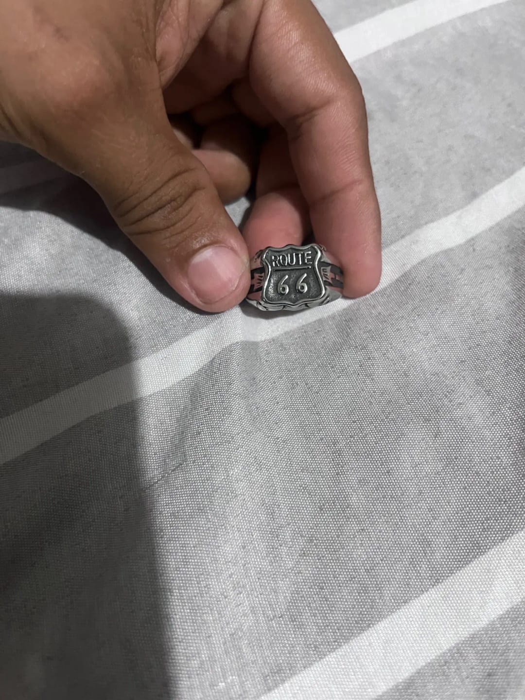 Customer photo review of Bague Spartiate Homme GARDIEN ANTIQUE