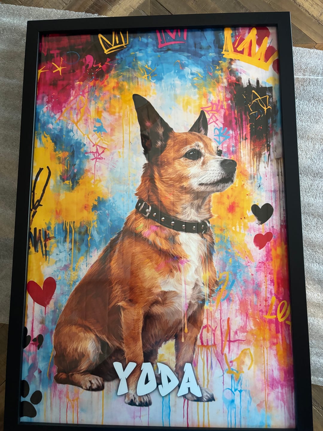 Customer photo review of Graffiti - Gepersonaliseerde Poster