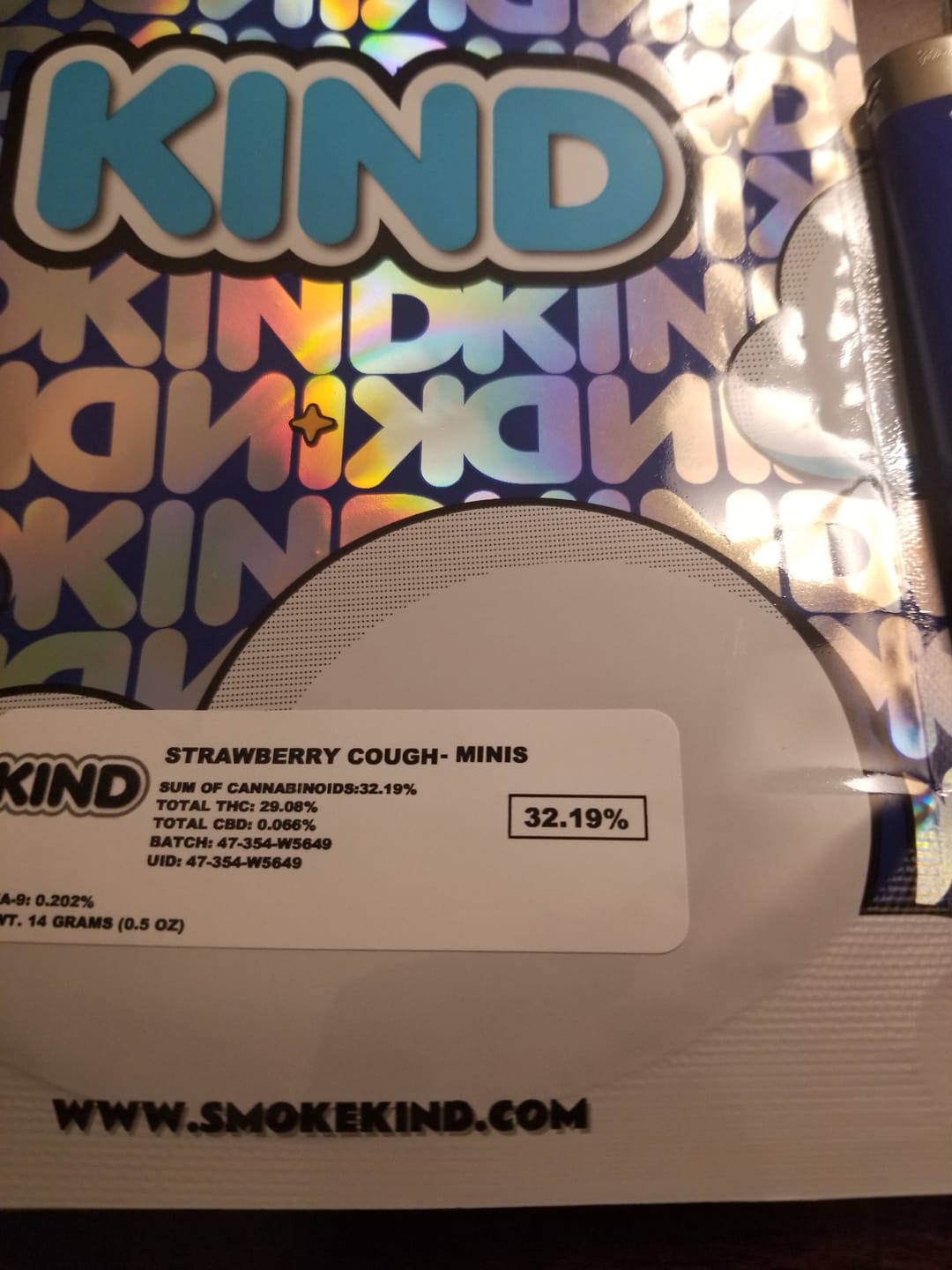Customer photo review of Strawberry Cough - Minis - 14 Grams - Sativa
