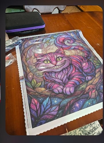 Customer photo review of Custom AI Diamond Painting Kit
