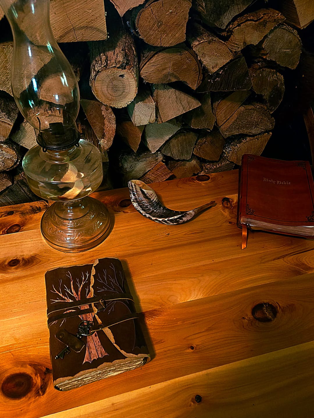Customer photo review of Tree of Life Handmade Leather Journal