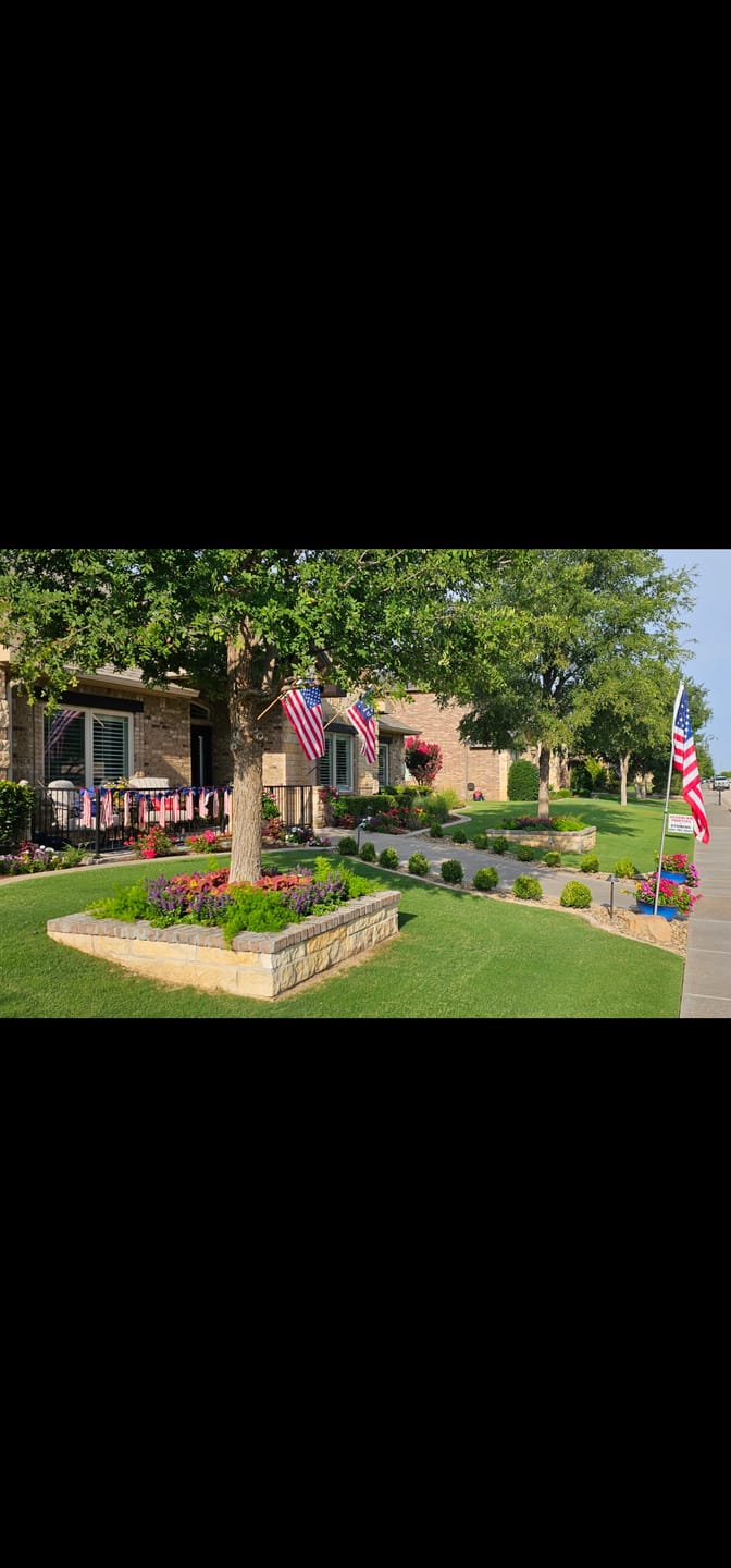 Customer photo review of 3' x 5' Bennington Flag Set