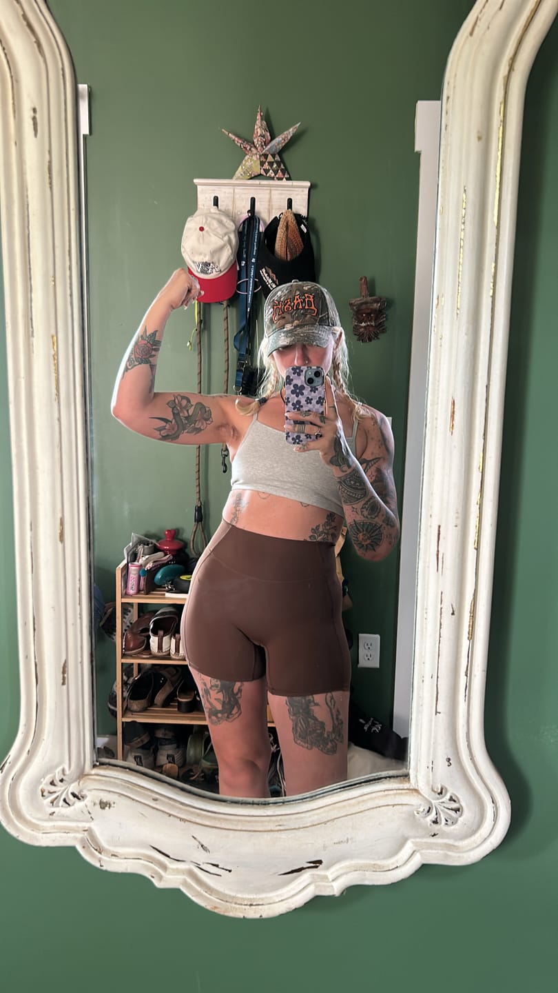 Customer photo review of Revolve Shorts