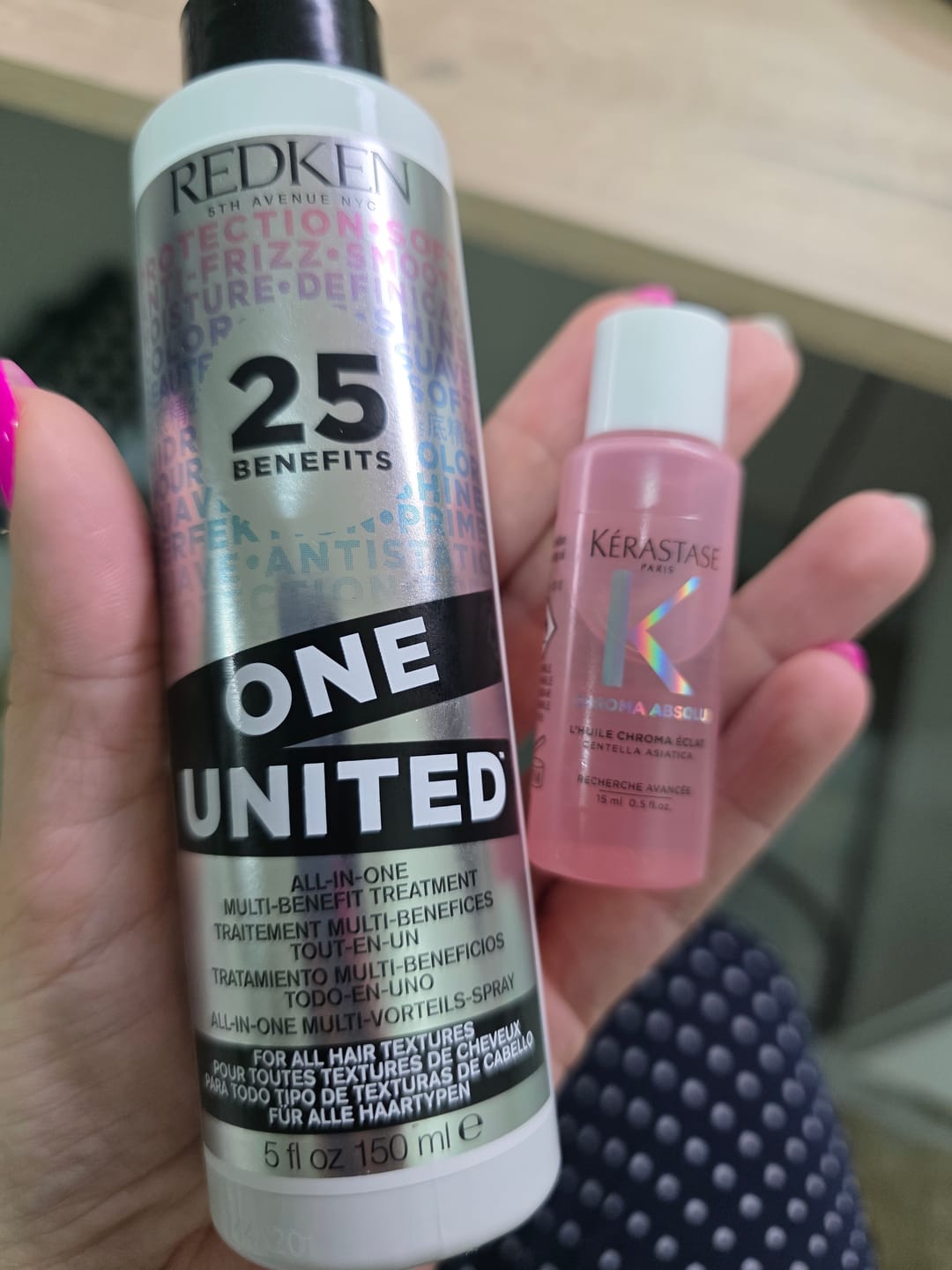 Customer photo review of Redken One United Multi-Benefit Treatment - Leave-In Hair Treatment 150ml
