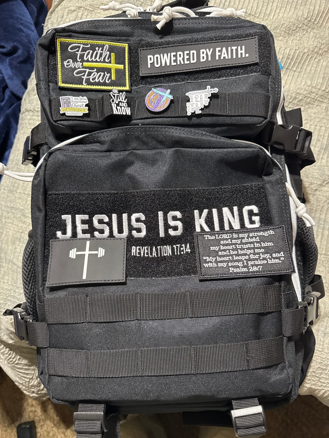 Customer photo review of HolStrength 45L Tactical Backpack