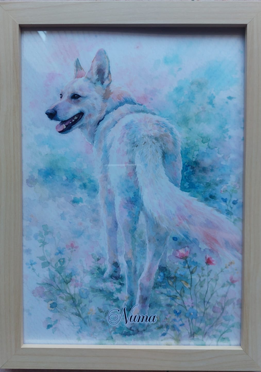 Customer photo review of Acquerello - Poster personalizzato