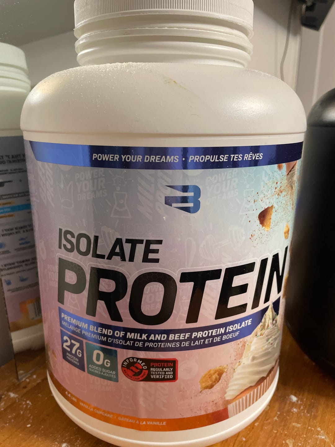 Customer photo review of Isolate Protein