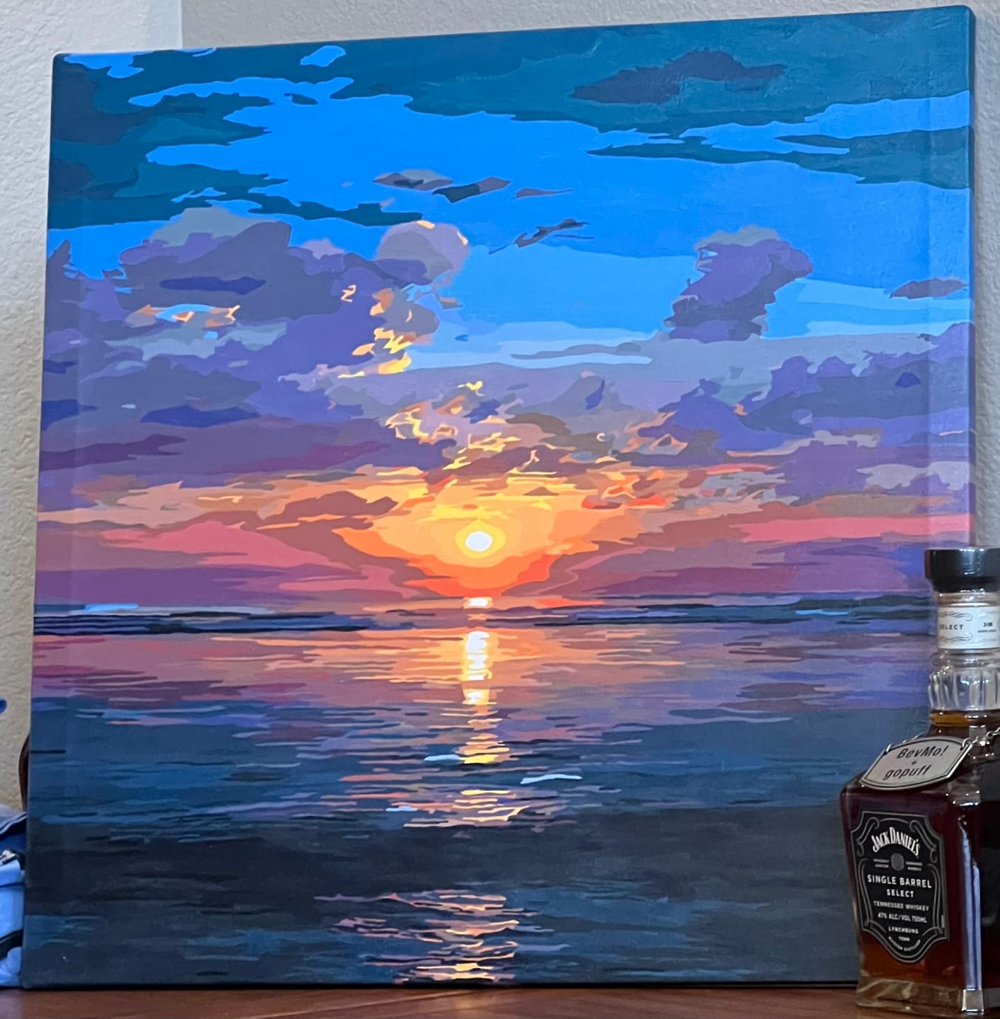 Customer photo review of Tranquil Sea Sunrise Glow