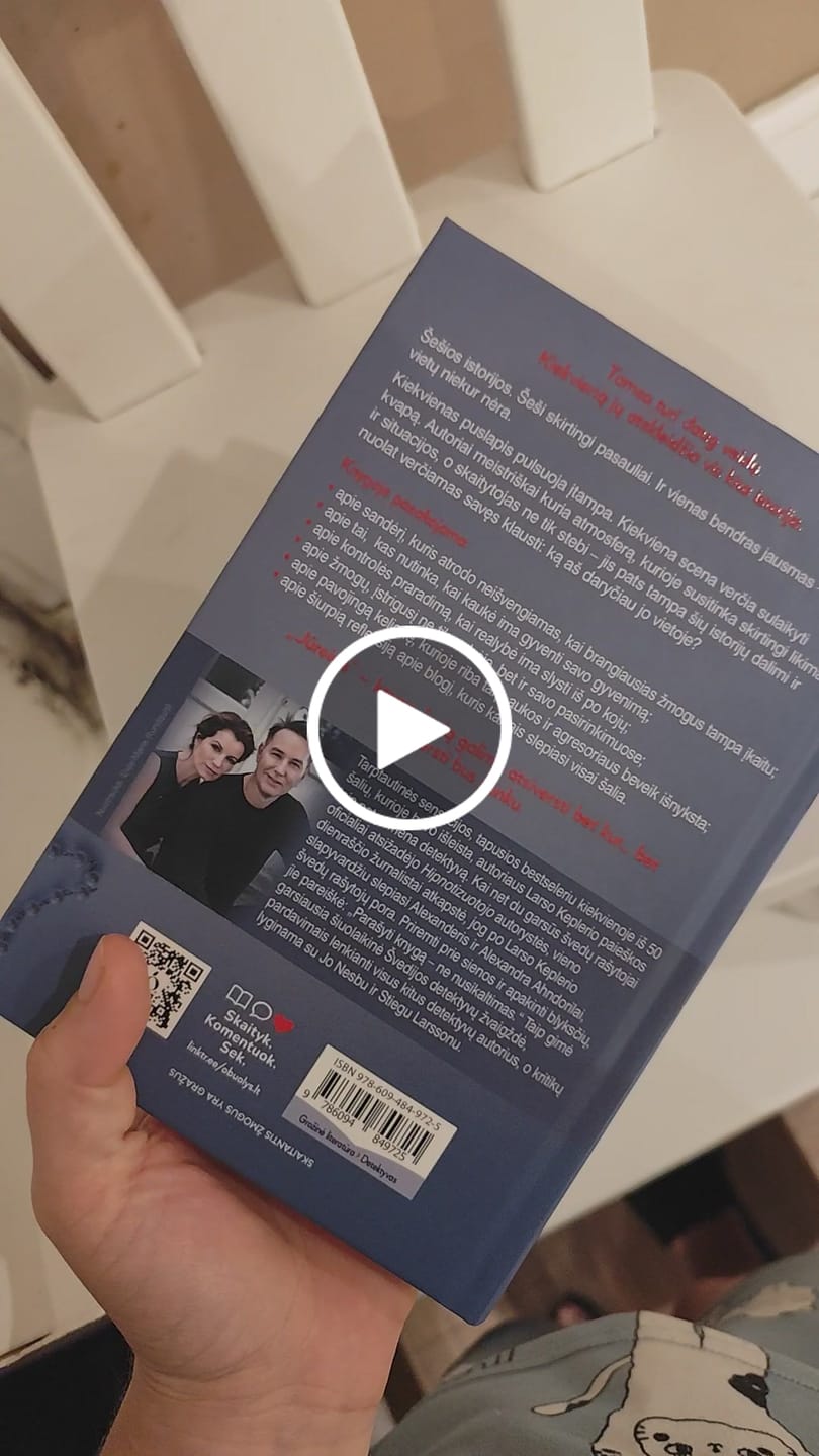 Customer video review of Jūreivis: nauja Lars Kepler knyga!