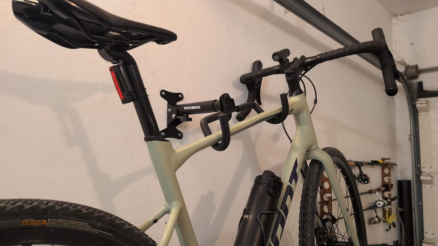 Customer photo review of Uchwyt Ścienny na Rower Składane i Chowane -BN-W045