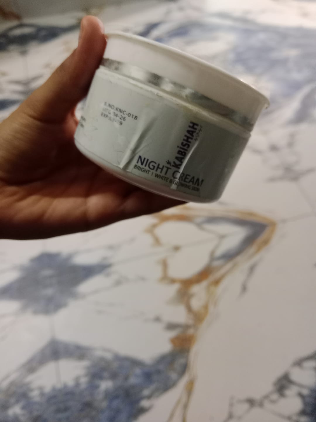 Customer photo review of Full Body Brightening Cream