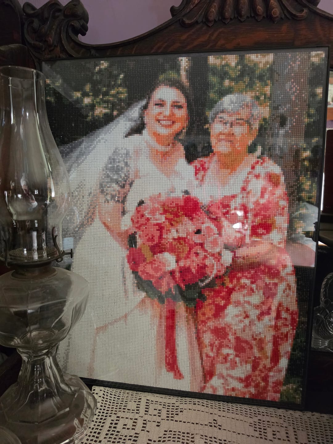 Customer photo review of Custom Diamond Painting