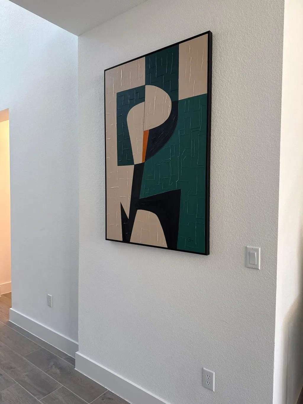Customer photo review of Contemporary Minimalist Art -SR#0022