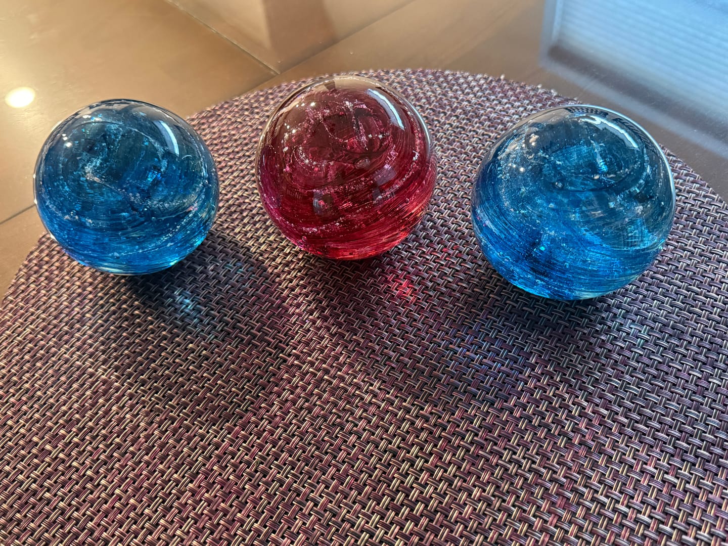 Customer photo review of Serenity Orb with Cremation Ashes