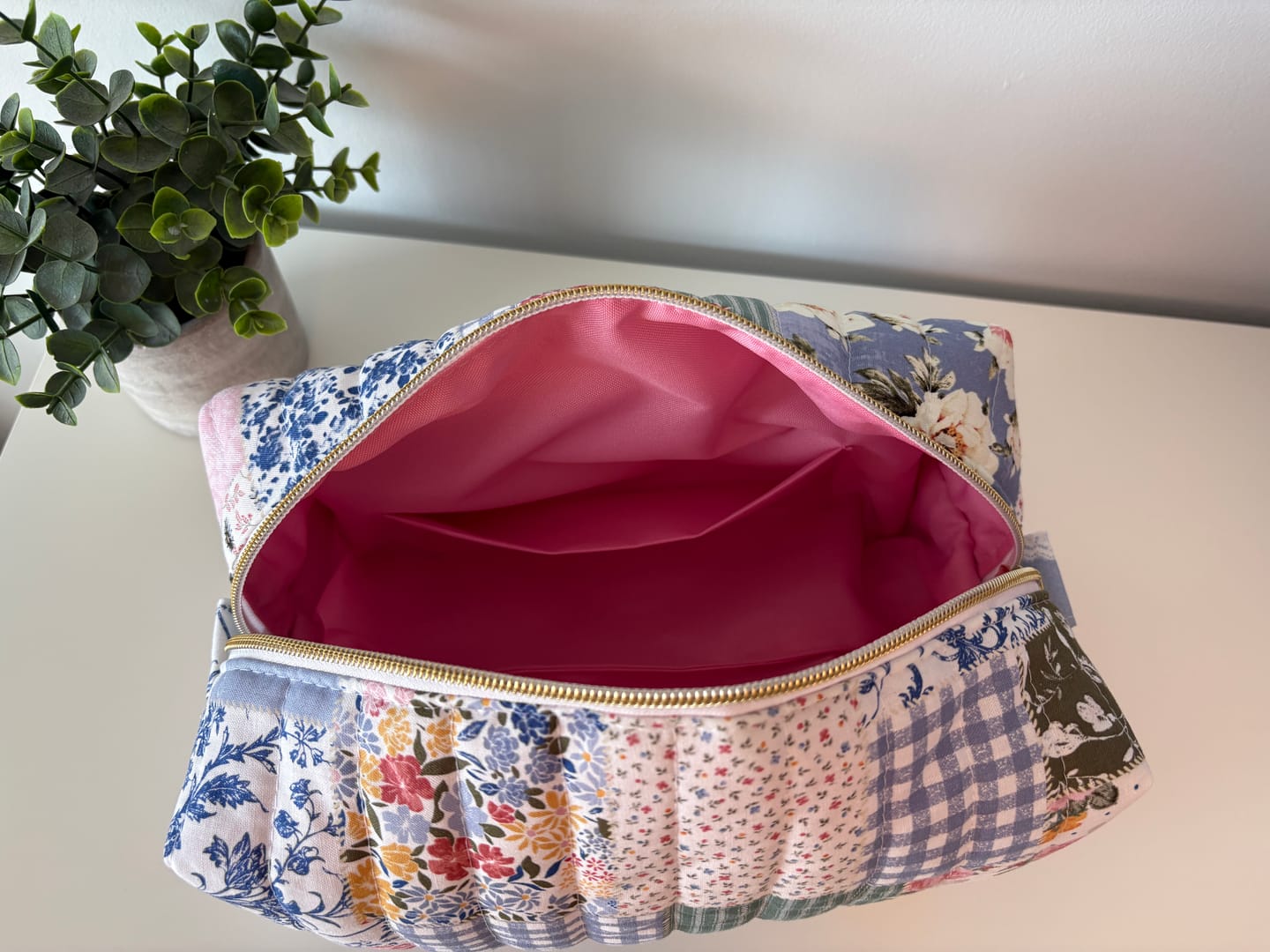 Customer photo review of Pink Parfait - Lightweight Water Resistant Canvas