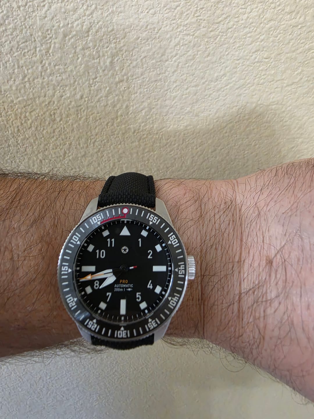 Customer photo review of Sailcloth Rubber Buckle - Blackout