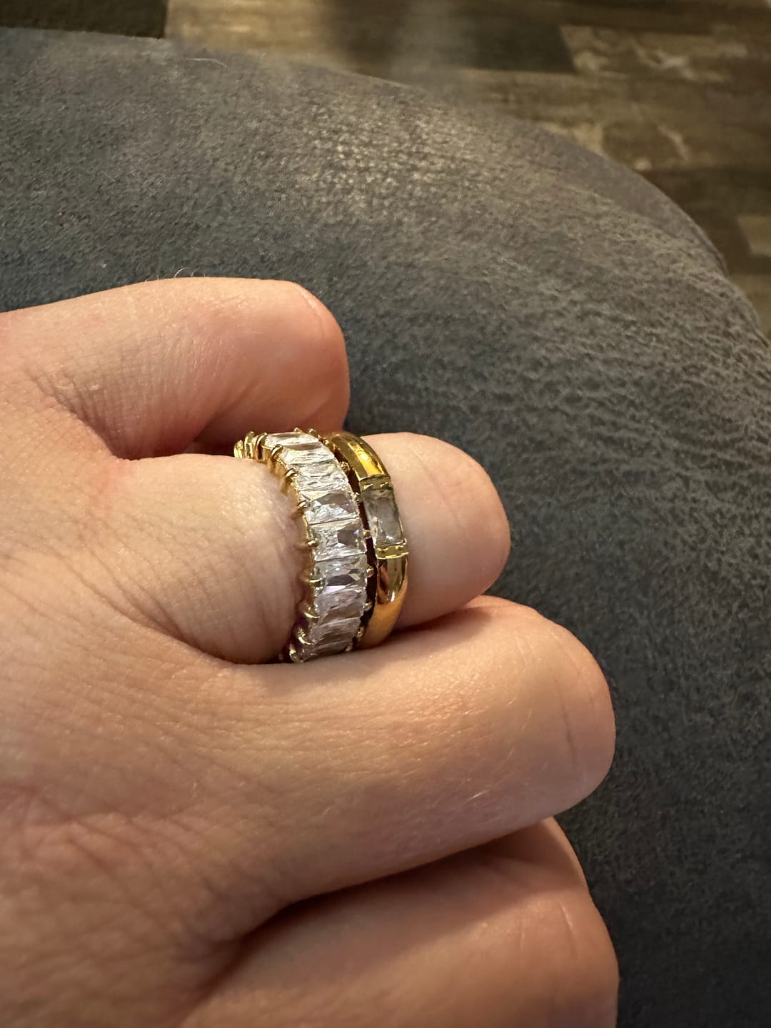 Customer photo review of Treasure Birthstone Ring