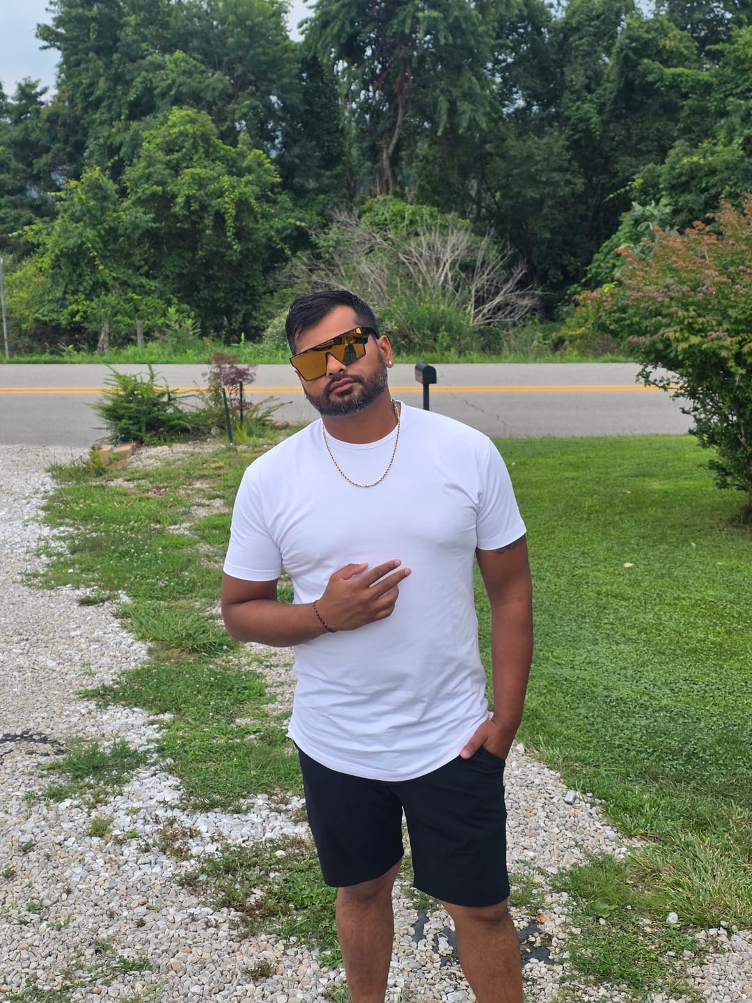 Customer photo review of Signature Line - Drop Cut Shirts