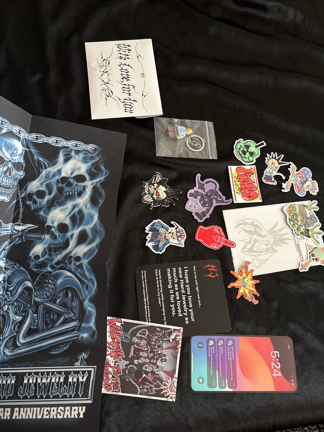 Customer photo review of 9 YEAR STICKER PACK