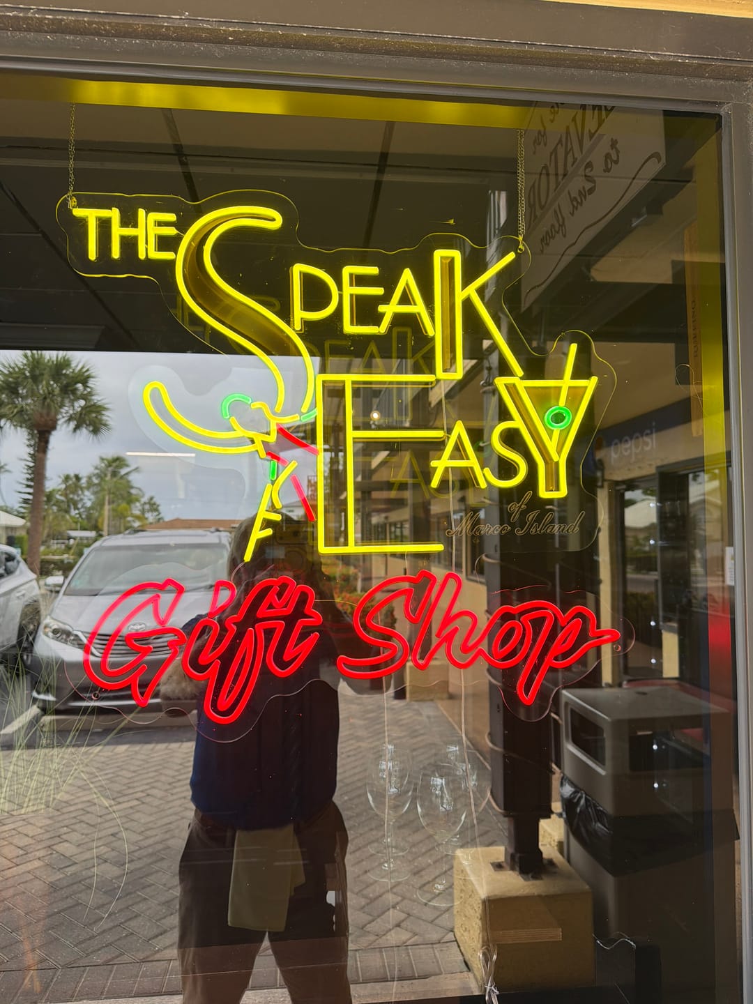 Customer photo review of The Speak Easy Gift Shop - Premium Neon Artwork