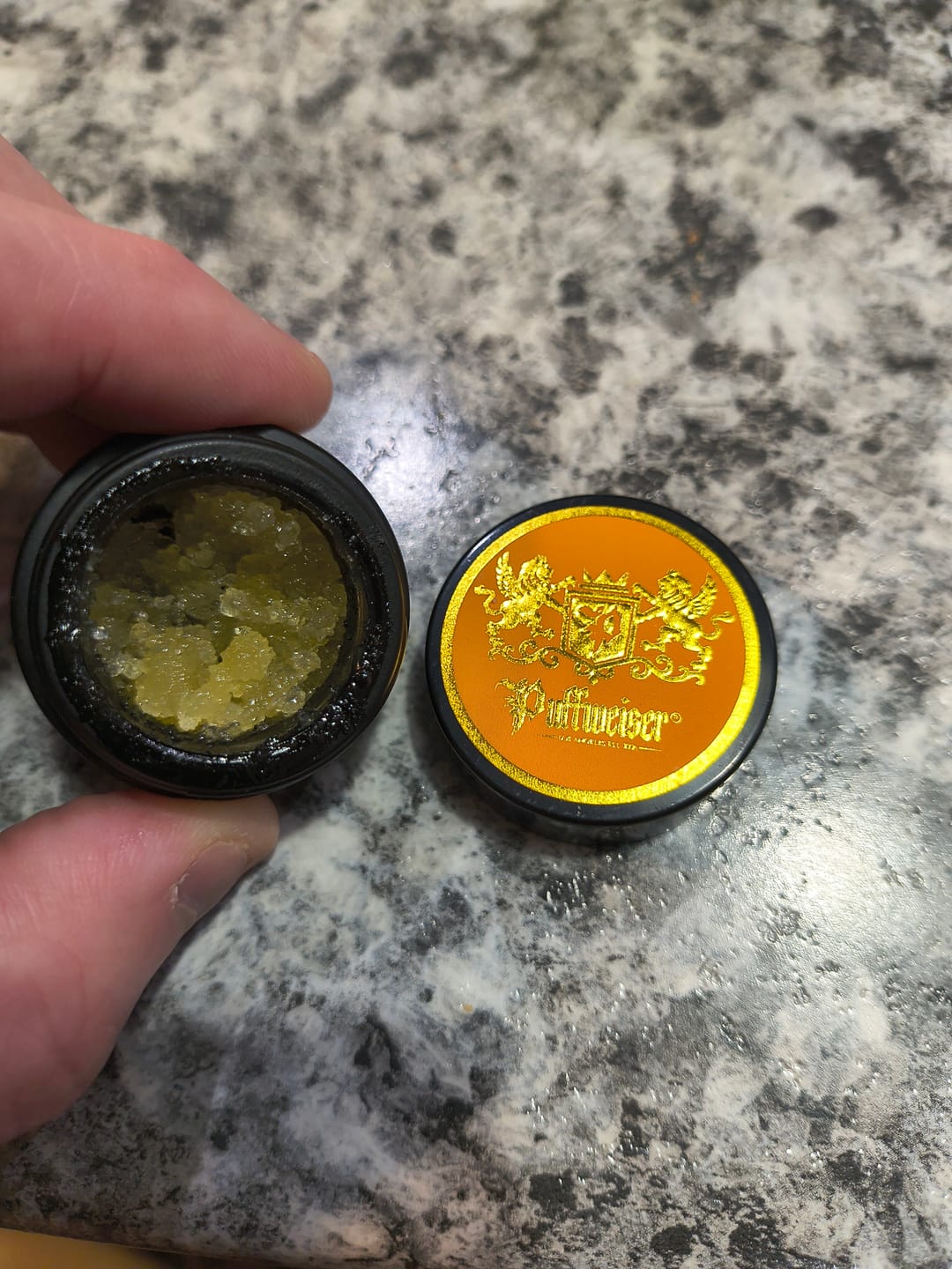 Customer photo review of Blueberry Kush Badder 7G(Buy 1 Get 1)