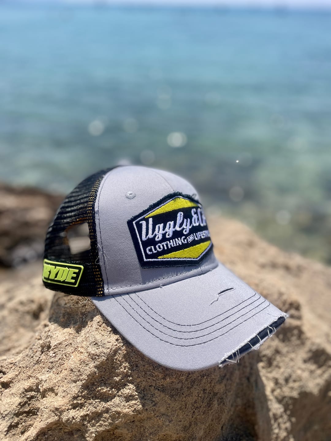 Customer photo review of Stone Grey Diamond Trucker Hat x Kyle Ryde #1