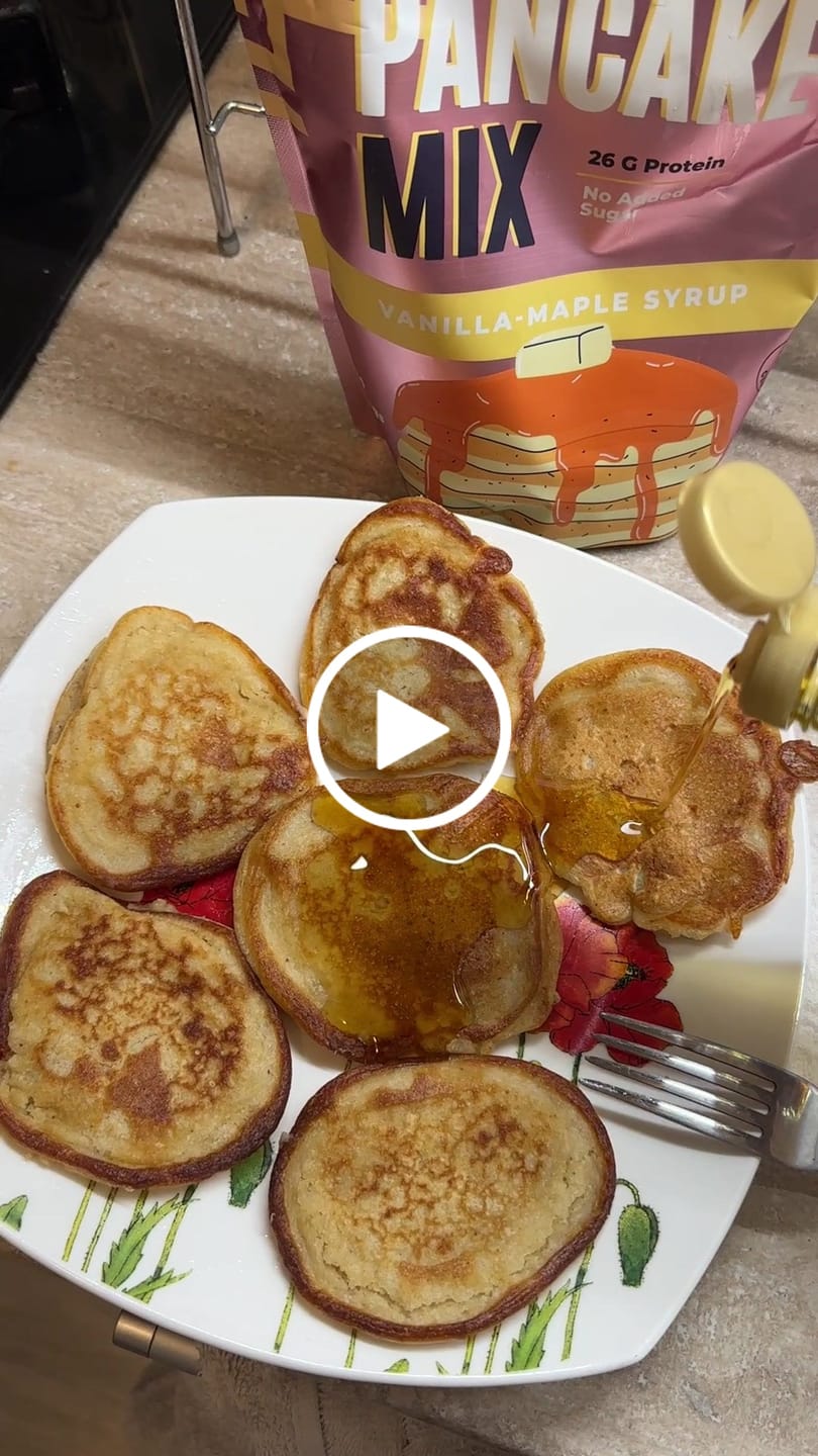 Customer video review of PULS PROTEIN PANCAKE MIX pulveris - vegānu (500 g)