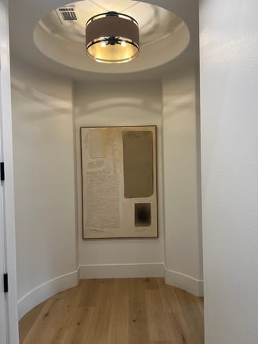 Customer photo review of Wabi-Sabi Abstract Heavy Textured Wall Art -LL#0254