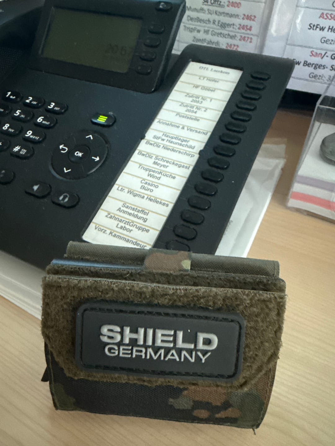 Customer photo review of Tactical Wallet MK2 - 5-Farben Flecktarn