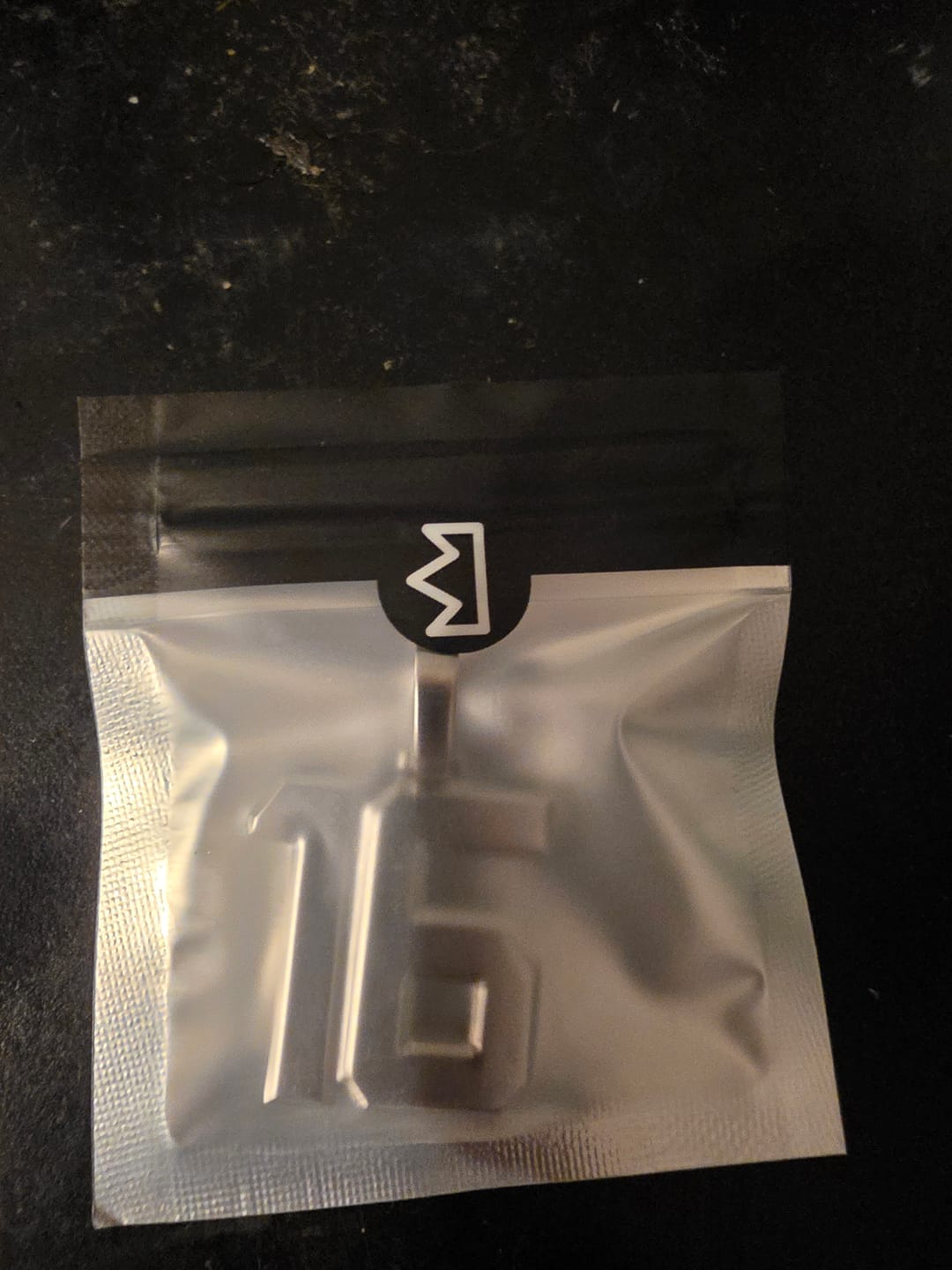Customer photo review of Signature Jersey Number Pendant in Silver