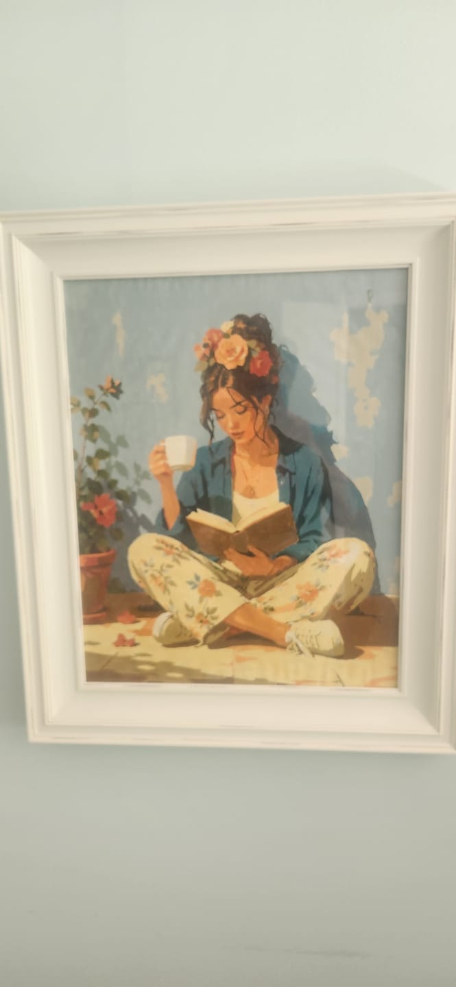 Customer photo review of Floral Escape | Paint by Number