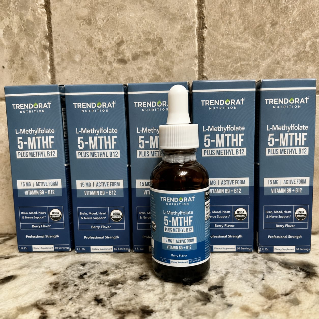 Customer photo review of Trendora Nutrtion L-Methylfolate 15mg + B12 Pro Strength