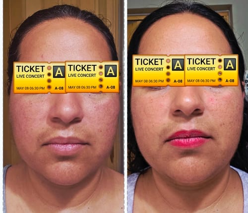 Customer photo review of Dark Spot + Hydration Starter Set