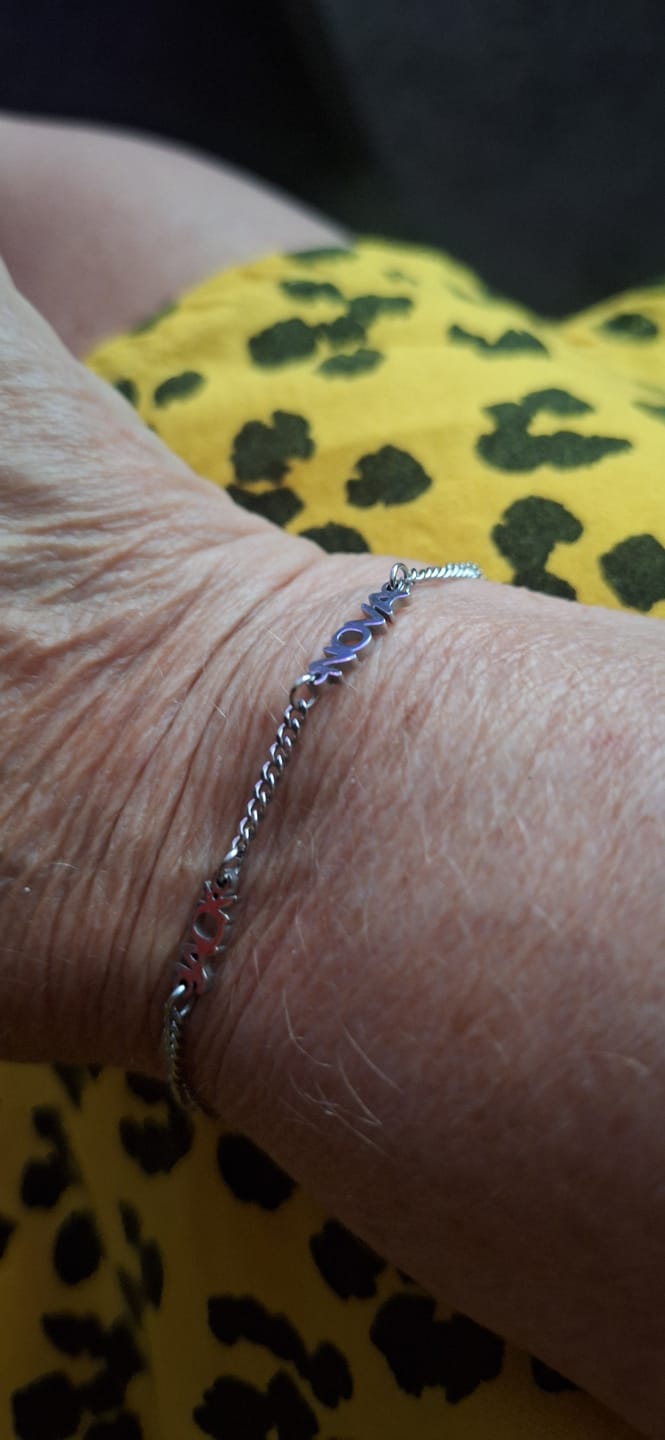 Customer photo review of Gepersonaliseerde armband met naam