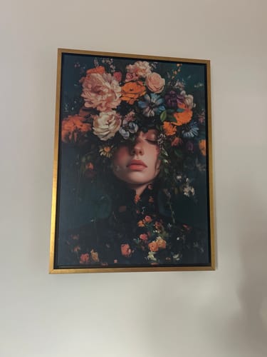 Customer photo review of Victorian Flowers Print