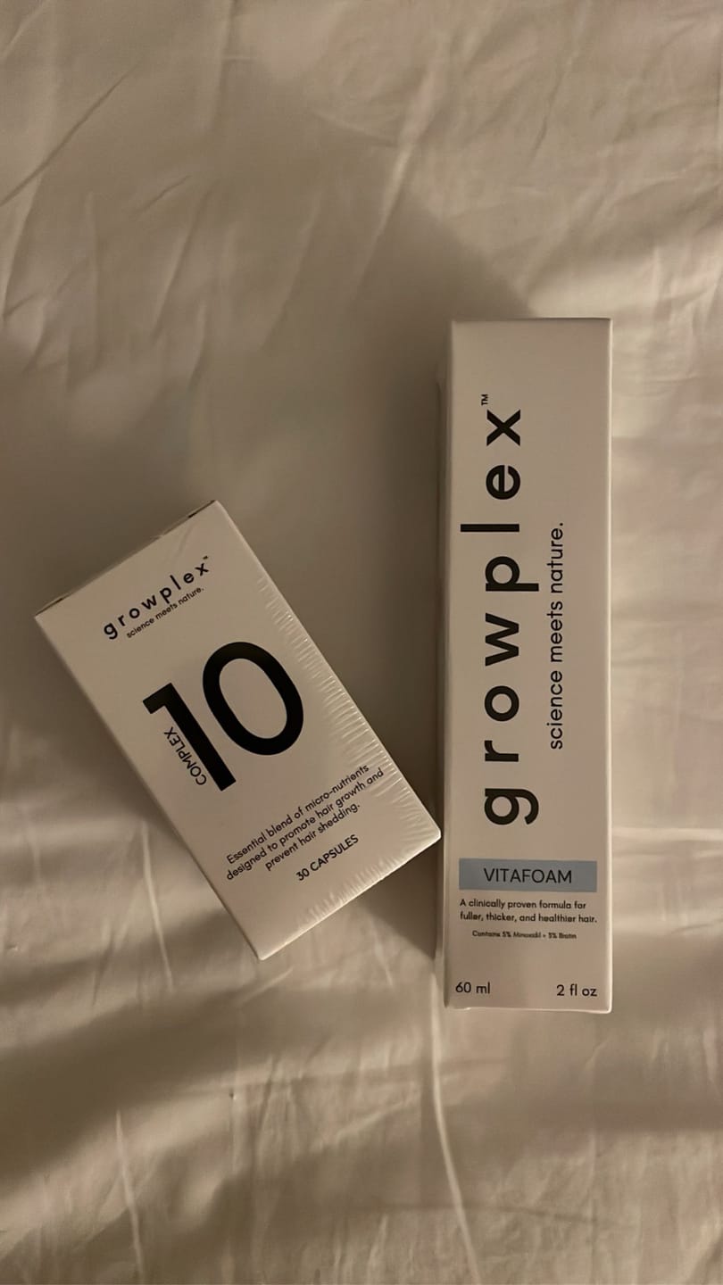 Customer photo review of Hair Loss Prevention Kit