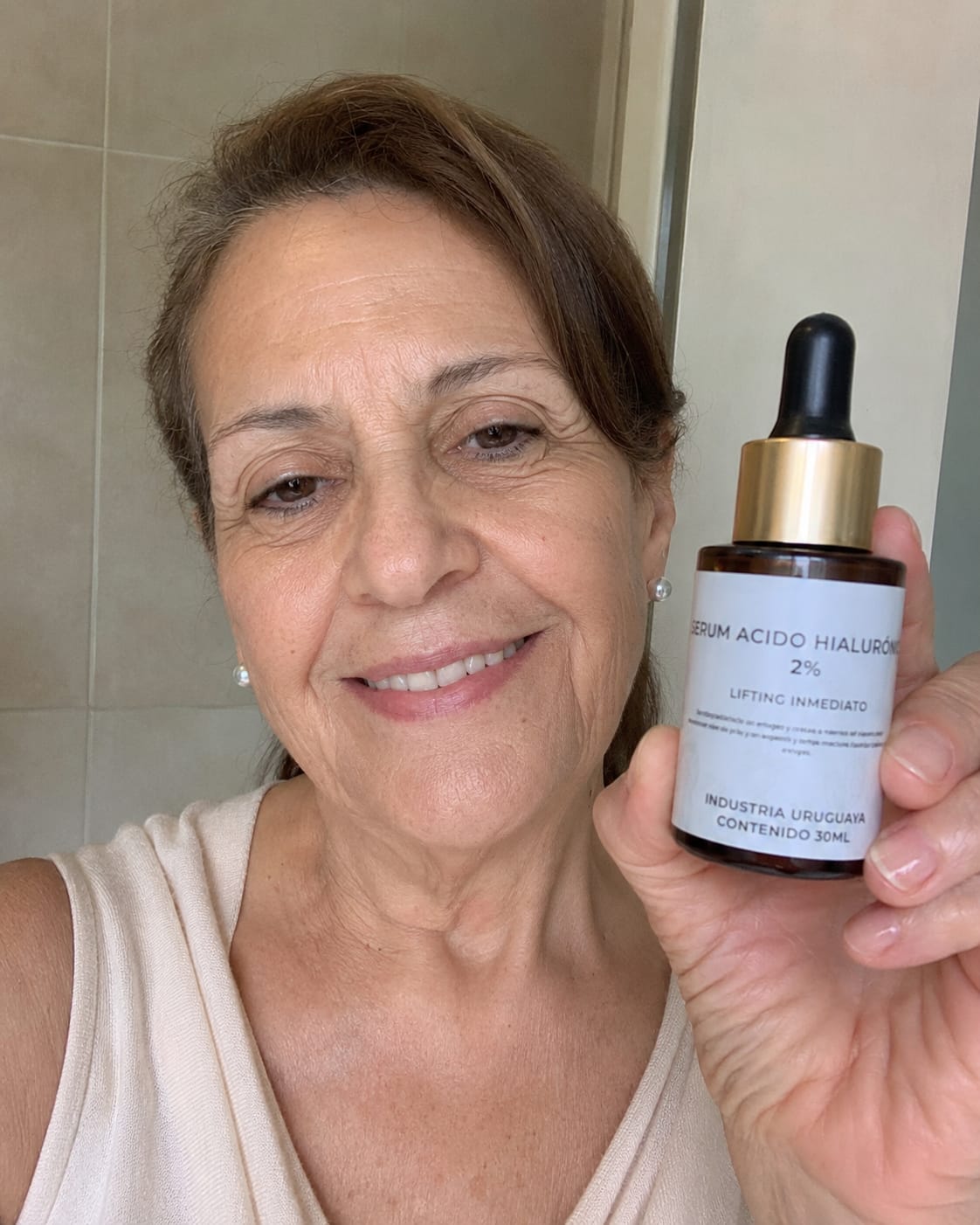 Customer photo review of Kit Glow Radiante | Antiarrugas y Luminosidad | AmaiSkin Uruguay