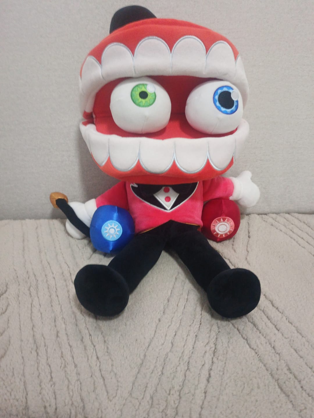 Customer photo review of Caine Puppet Plush