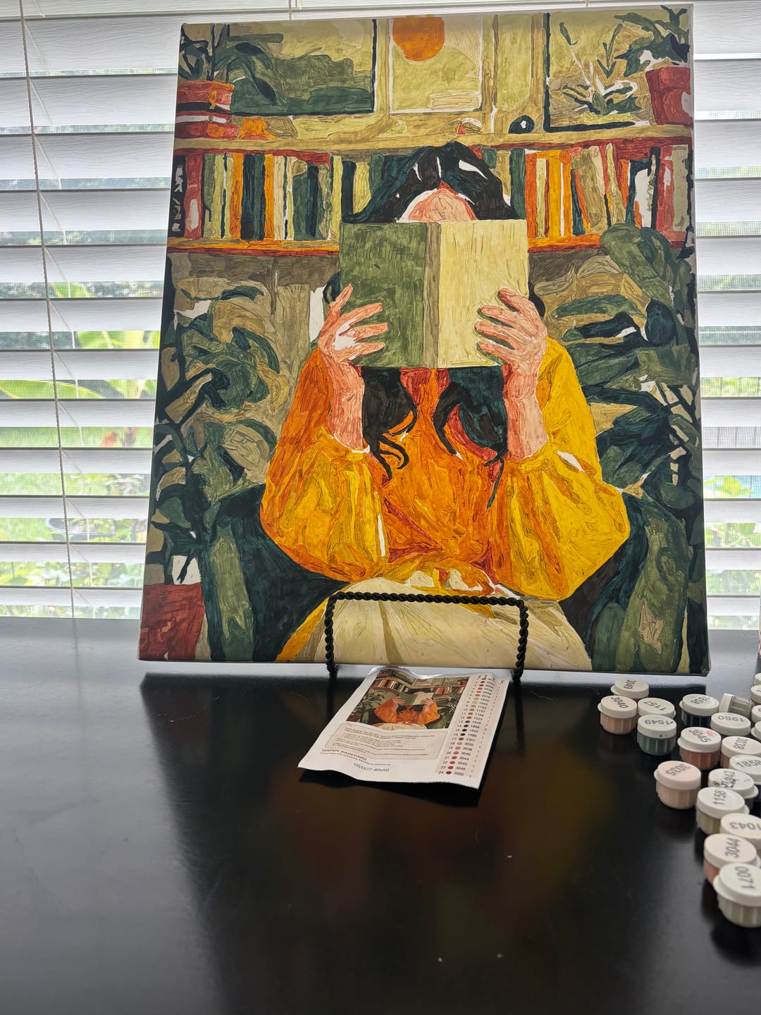 Customer photo review of Hidden Between Pages | Paint by Number