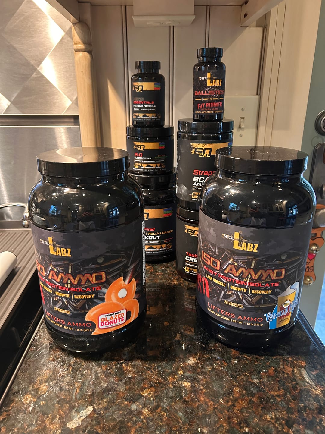 Customer photo review of Iso Ammo - Whey Protein Isolate