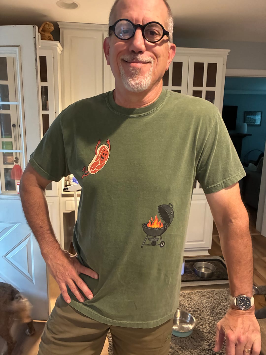 Customer photo review of Steak Dive — Premium Tee
