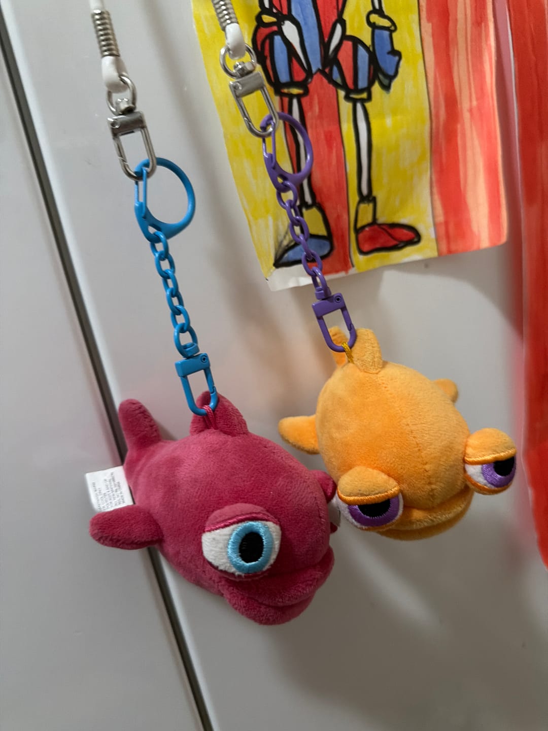 Customer photo review of Ugly Fish Hanging Plushes