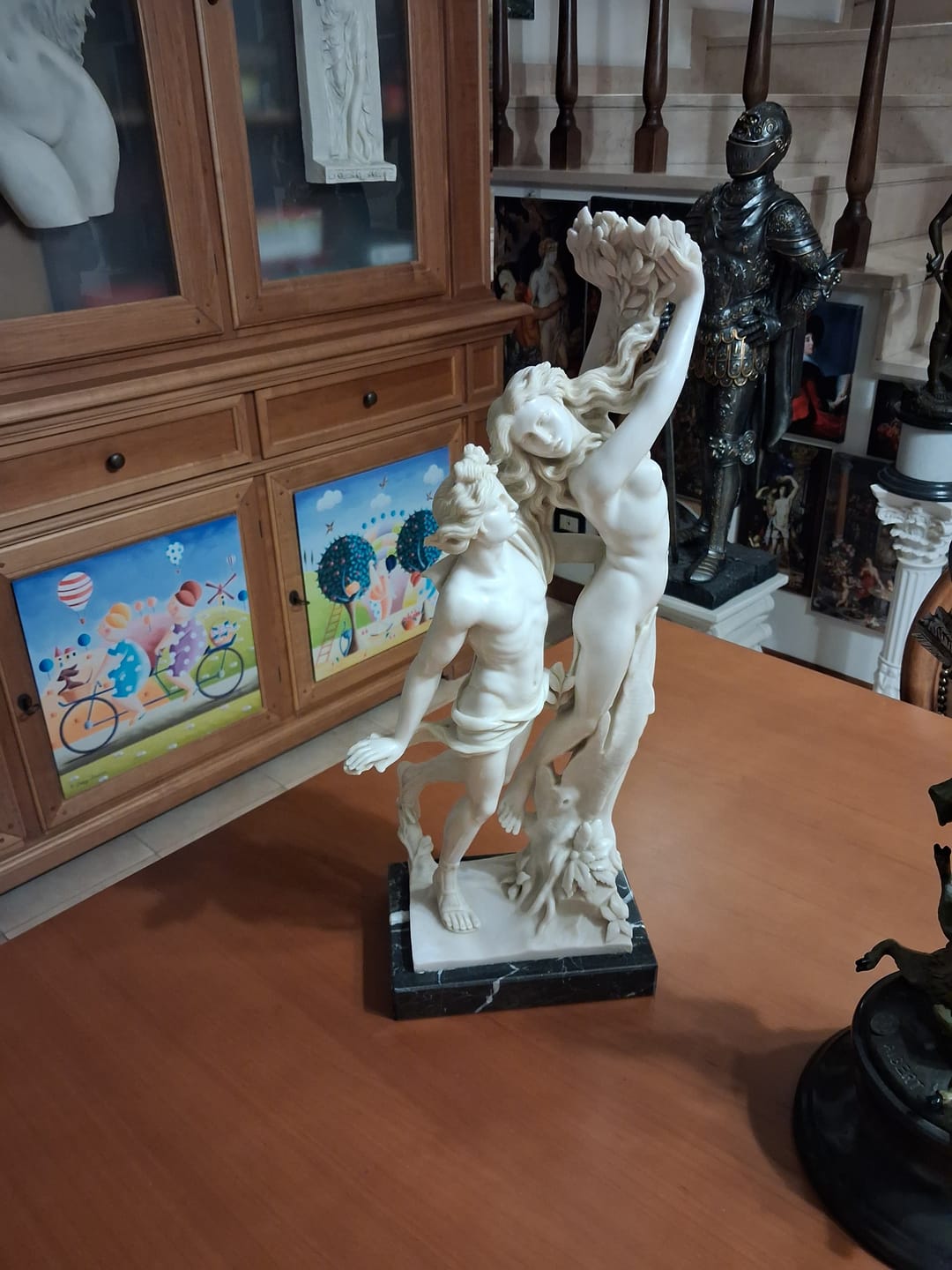 Customer photo review of Apollo e Dafne - Statua in marmo