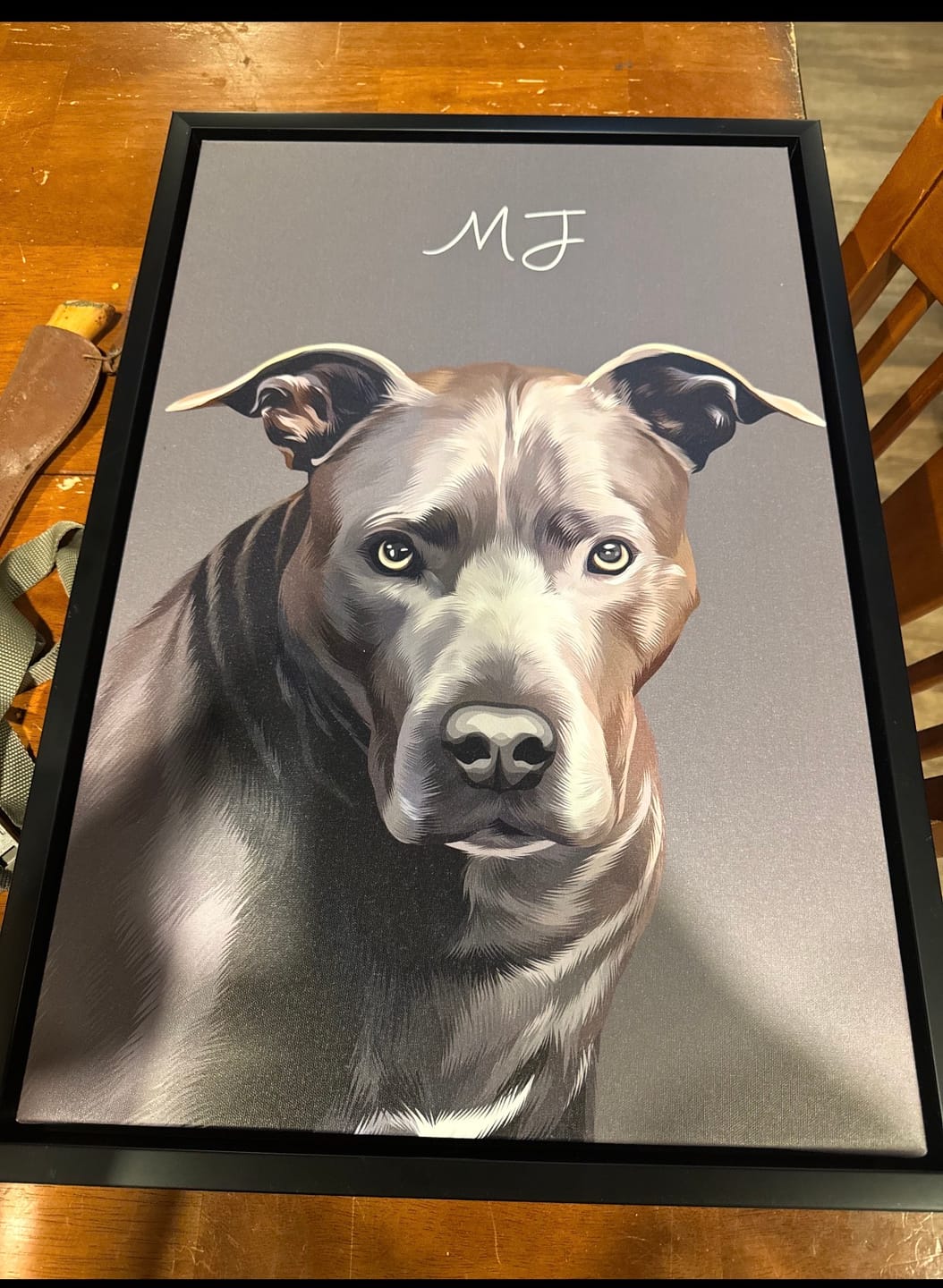 Customer photo review of Pet Art Canvas Wrap