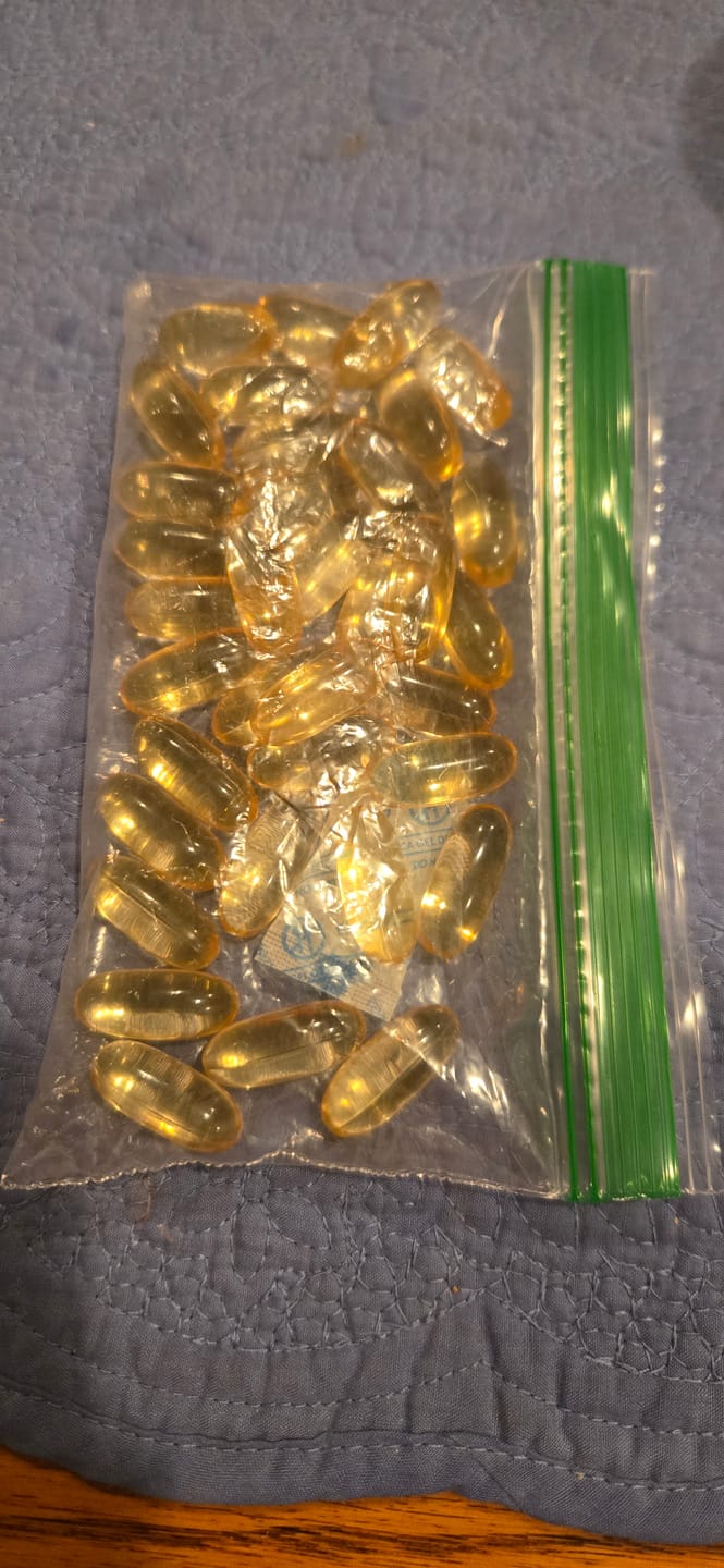 Customer photo review of Omega-3 Fish Oil — Molecularly Distilled, Cold Pressed