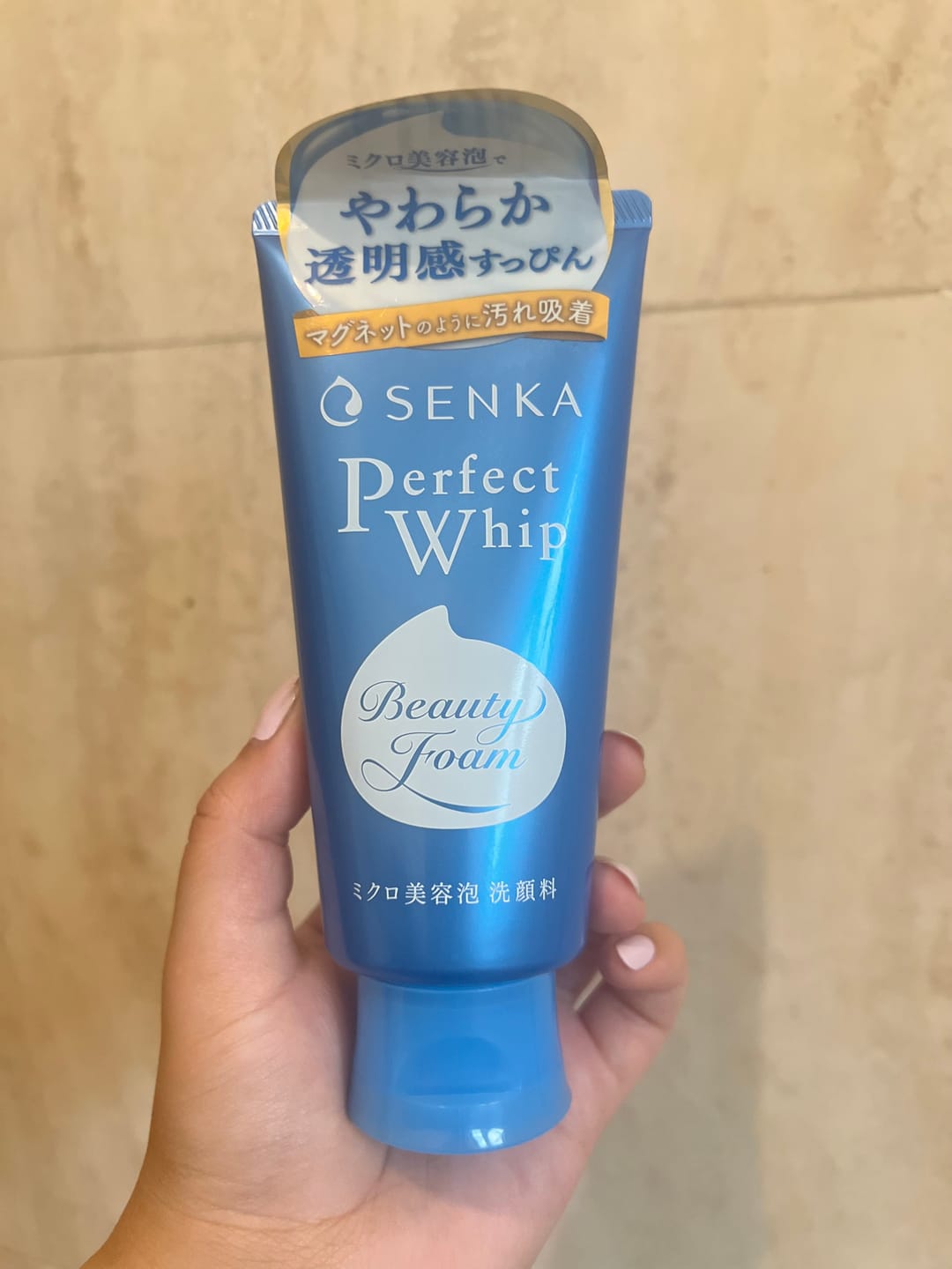 Customer photo review of Shiseido Senka Perfect Whip 120g – Rich Foam Facial Cleanser