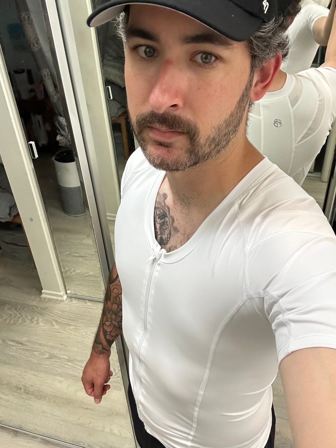Customer photo review of Posture Shirt For Men - Zipper